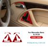 Real Soft Carbon Fiber Sticker For Mercedes Benz SL R129 1990-1994 1995 1996 1997 1998 1999 2000 2001 2002 Door Handle Buttons