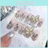 Sparkling Butterfly Nail Stickers Long Style Wholesale A40