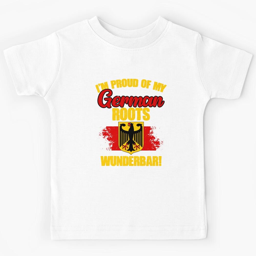 Awesome German Roots Pride For Deutschland Deutsch Native Kids T-Shirt 110