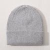 Large children's hat rabbit velvet classic striped knitted hat autumn and winter soft cute outdoor wool hat to keep warm