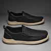 Vintage Style Man Driving Shoes Casual Leather Mens Shoes Breathable Slip On Flats Handmade Moccasins Leisure Walk Male Loafers