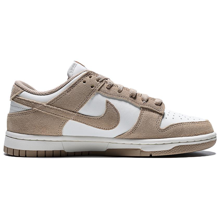 Nike Dunk Low Sail White Metallic Gold Damen Sneaker Tan Leinen IO4244101