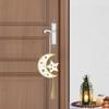 3pcs Wooden Handicrafts Hanging Ornaments for Ramadan, Star and Moon Tassel Hanging Ornaments, Home Decoration,Hanging Ornaments