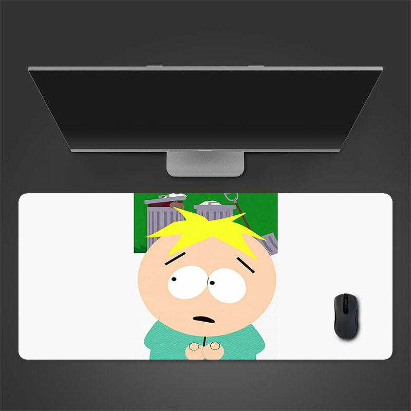 Butters Mouse Pad, Large Gaming Desk Mat, Non-slip XXL Mousepad for Laptop & Tablet, Mini PC Playmat with Stitched Edges