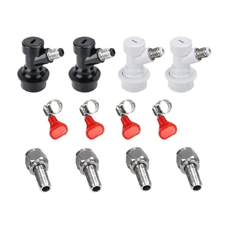 Ball Locking Kegs Disconnecting Set Including Hose Clamps Rotating Nut Easy Installation On Brewing Equipment