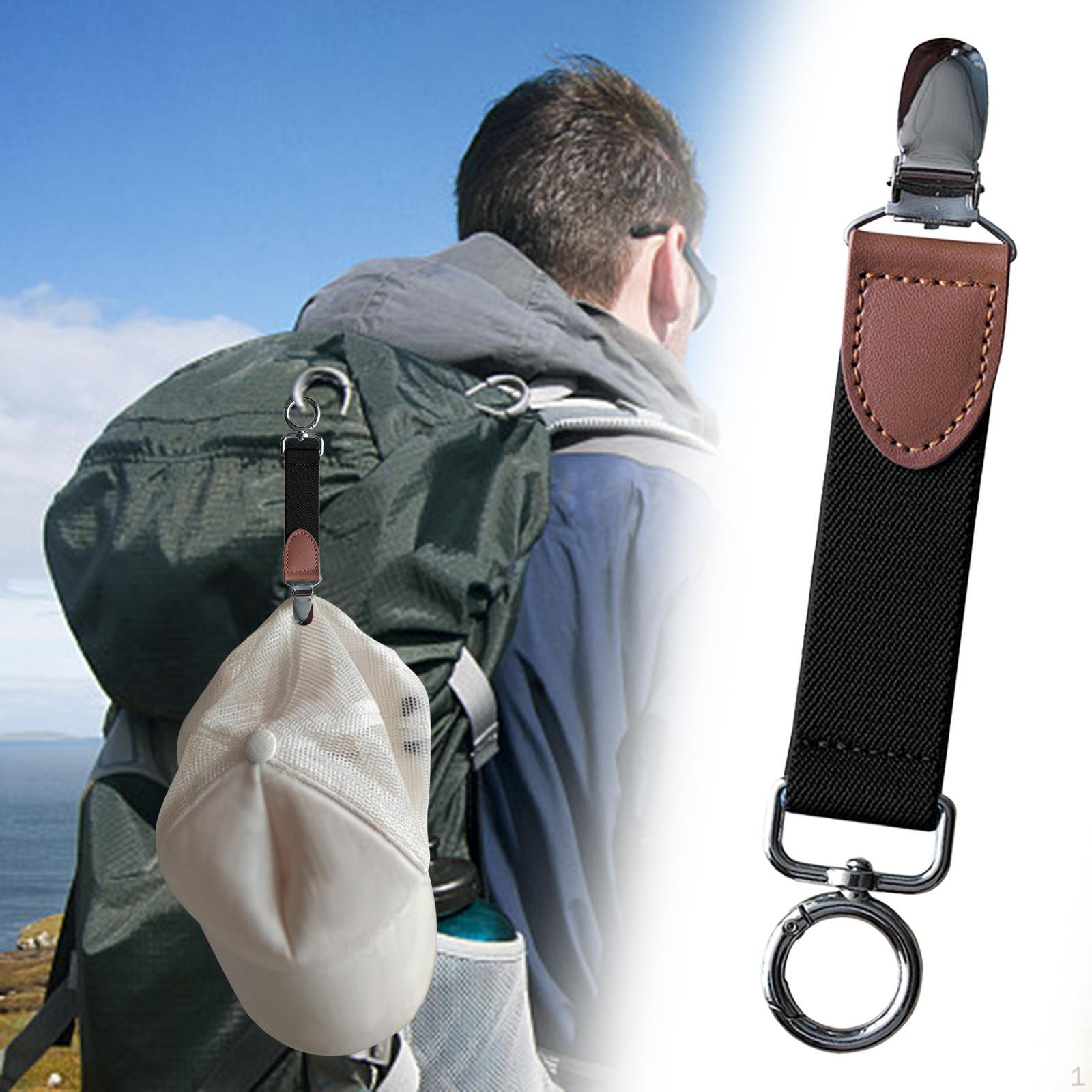 

Hat Clip for Travel Handbag Backpack Luggage, Elastic Women, Outdoor чорний