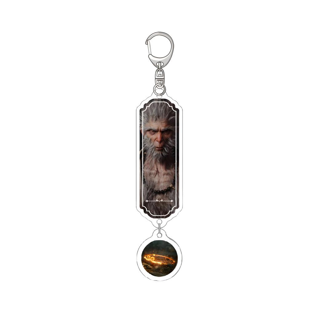 Black Wukong Myth Keychain Pendant Decorate Game Peripheral Gift Collection