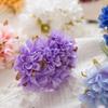 18PCS Artificial Flowers Christmas Decorations for Home Scrapbook Wedding Decorative Wreaths Diy Gifts Candy Box Silk Carnation