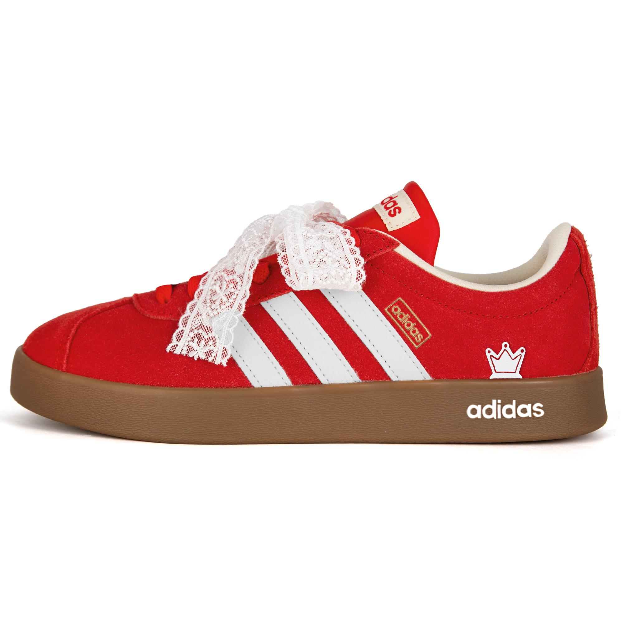 

Adidas Vl Court Classic Crown Your Love Abrasion Resistant Slip Resistant Abrasion Resistant Slip Resistant Low top KK3774(Team1664-) 36⅔
