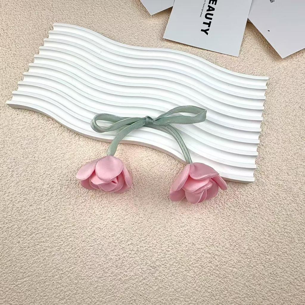Pinces à cheveux et attaches florales bouton de rose de style coréen, sacs de vêtements et accessoires