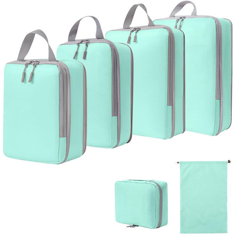 Compression Travel Storage Set: Washable Organizer for Cosmetics, Shoes, and Clothes