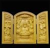 Wood Carving Guanyin, God of Wealth  Sculptures and Figurines High-quality Portable Home Room Office Wealth Luck Feng Shui Decor