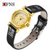 Ofns Women's Vintage Roman Numeral Quartz Watch Fashion Retro Dial, Waterproof, Small Casual Everyday Wristwatch for Ladies