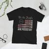 Wir das Volk sind sauer Vintage US Amerika Flagge Waffen Langarm T-Shirt