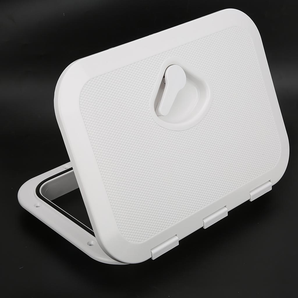 270x375mm ABS Yacht Window Observation Hole Deck Lid  Accessory White