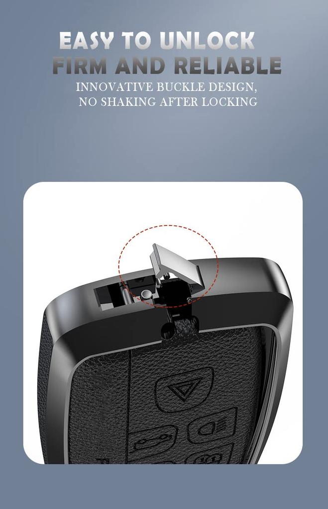 TECART Range Rover Key Case, Key Cover, Key Holder, Compatible with Jaguar Defender, Range