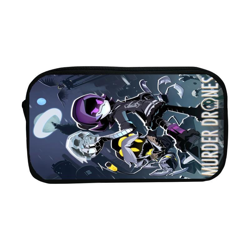 Inorganic Killer Murder Drones Large-Capacity Pencil Case for Students - Boys & Girls Stationery Bag