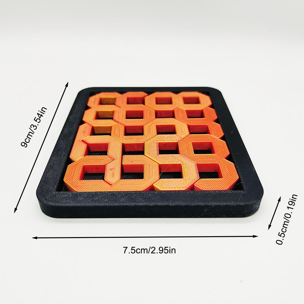 Brain Teaser Puzzle Game - Challenging Number Decryption for Adults & Kids