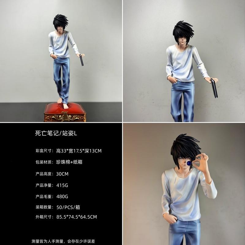 Anime Death Note L Lawliet Action Figure Pvc Figurine Statue Collection Model Desk Decoration Birthday Gift For Adult Collectors
