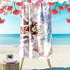One Piece Anime Epic Illustration Print Beach Towel, Large Soft Quick Dry Towel for Beach Camping Swimming