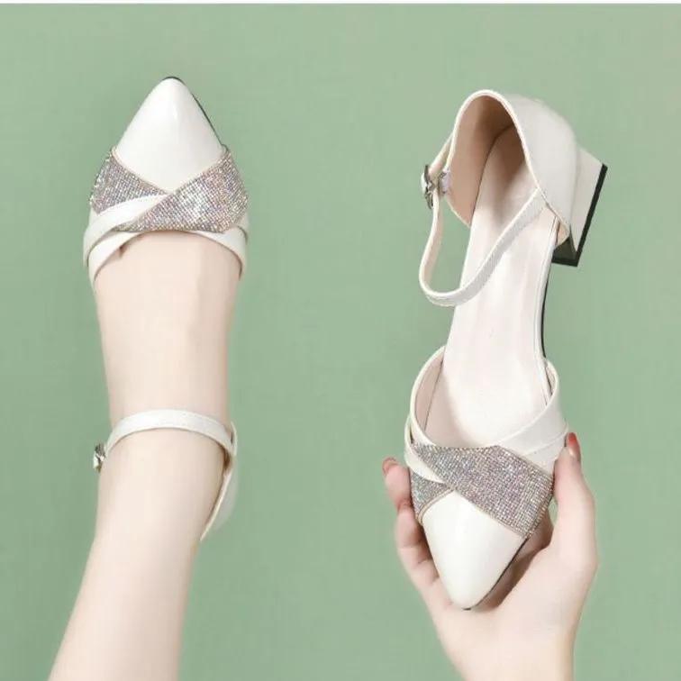 Women Sexy Party Green Patent Leather Buckle Strap Square Heel Shoes Lady Elegant Comfort Heel Pumps Sapatos Ab638