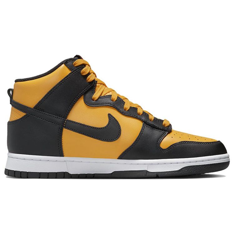 Nike Dunk High Retro Bruce Lee Herre Sneakers Gul University-Gull Hvit DD1399-700