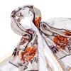 A-S029 Floral Satin Langer Schal