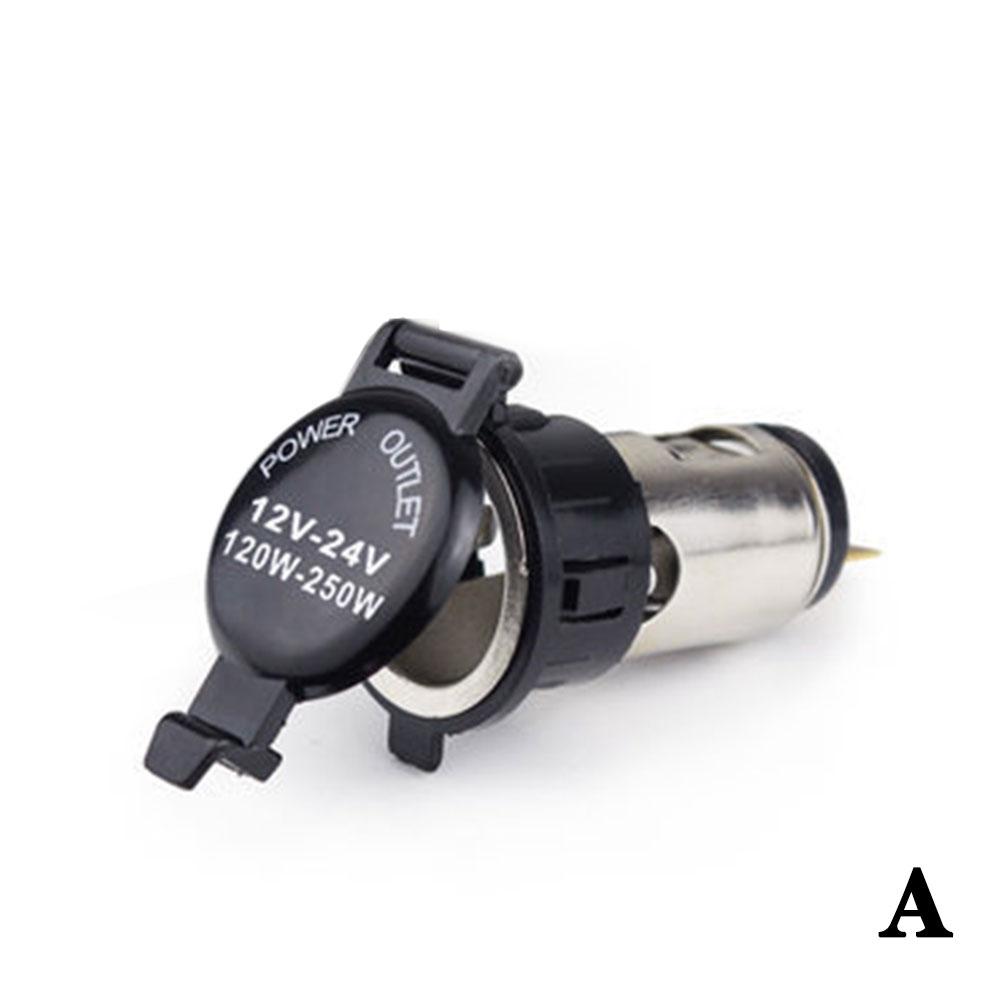 Universal Car Charger Power Plug Adapter Cigarette Car Interior Truck Accessories Motorcycle Po V9N8