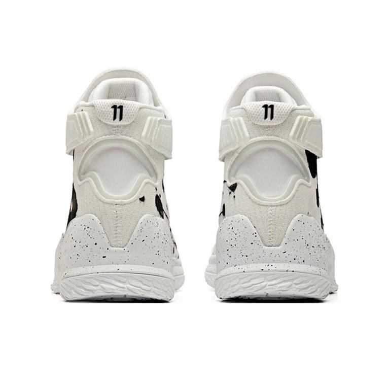 Anta Thompson KT3 High-Top Basketball Shoes Men Sneakers White Black 11941103S-1
