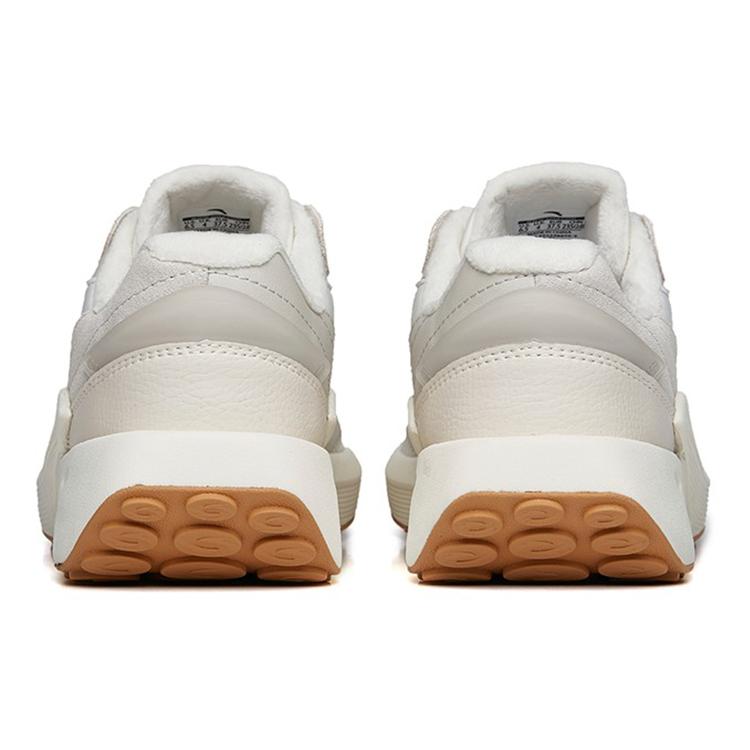 Anta Icing Textile, Leather Fleece lined Cushioning Slip Resistant Abrasion Resistant Lightweight Low top Running Shoes 922248856-3
