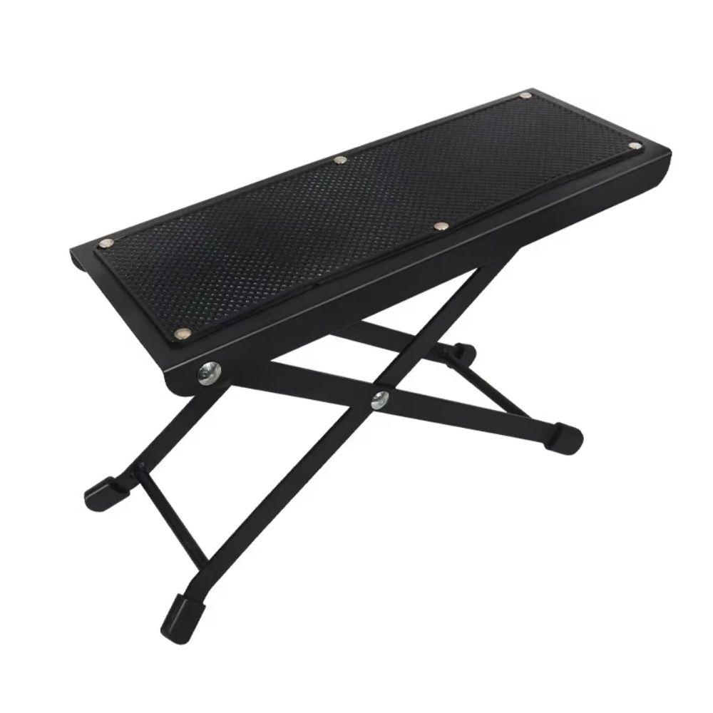 Folding Guitar Pedal Stool 4-Height Classical Guitar Footstool  Guitar Accessories