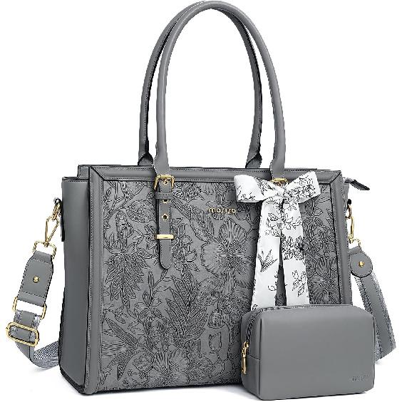 MOSISO Laptop Bag for Women, 17-17