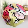 1pc Powerpuff Girls Automatic Opening/Closing Outdoor Umbrella with Portable Tri-Fold Design, 8-Rib Iron Frame Outdoor for Fans, Travelers, Daily