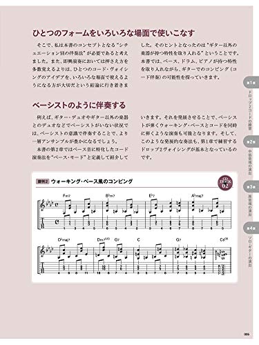 (CD included) Jazz Guitar Chord Rules for Different Instruments and Ranges (Rittor Music Mook)