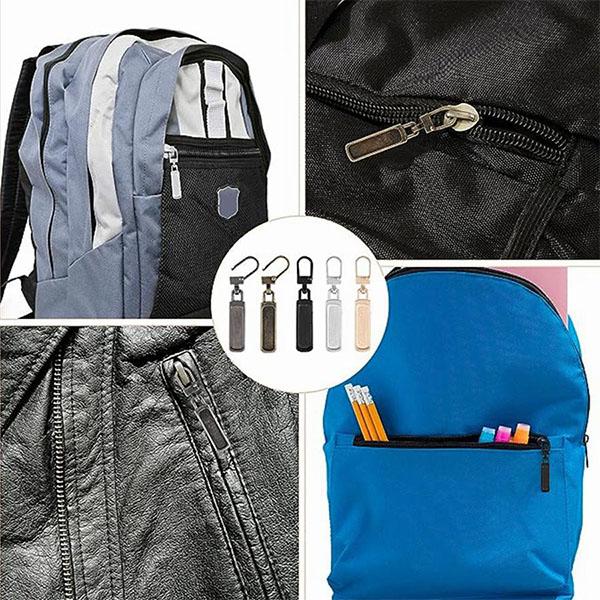 5 Pcs Zipper Slider Puller Universal Replacement Zipper Puller Instant Zipper Repair Kit for Broken Buckle DIY Craft Sewing Accessoriy