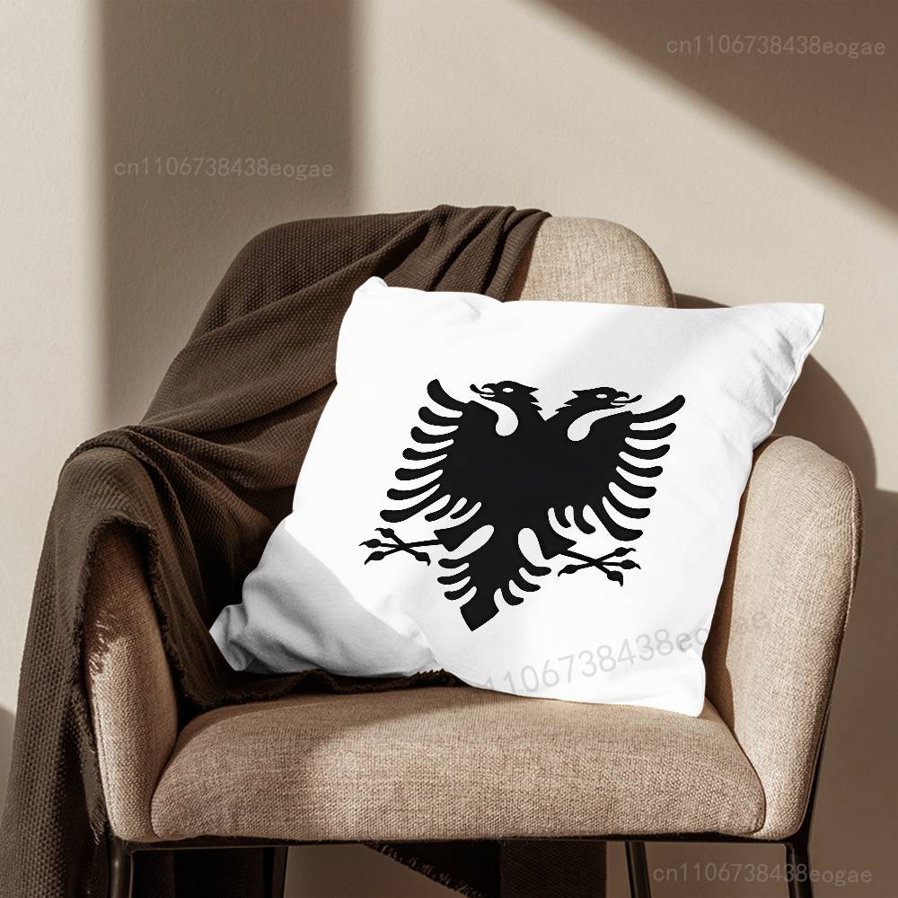 Cool A-Albania Flag  Throw Pillow Case For 45*45cm,55*55cm,30*30cm For Home Bedroom Decoration And Protector