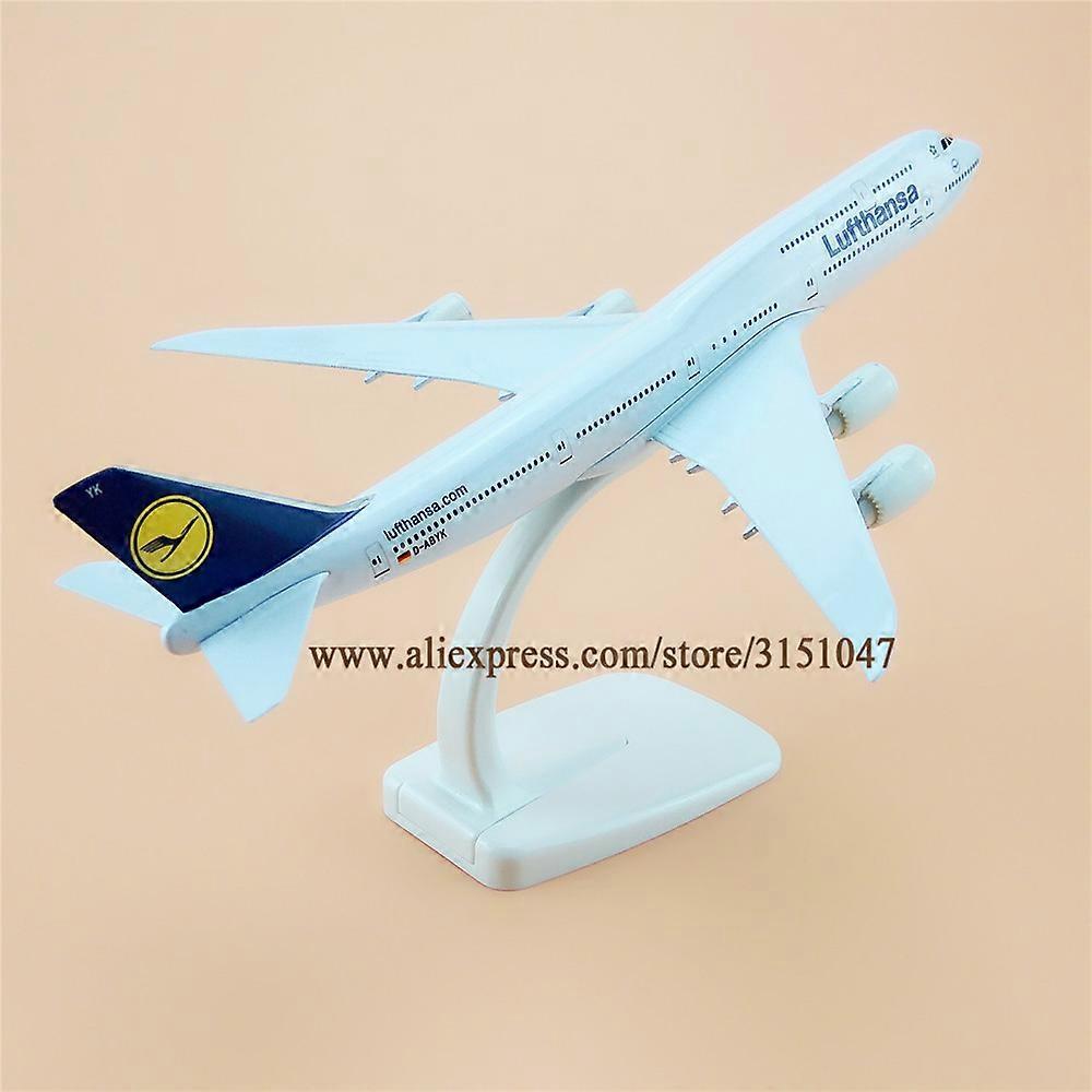 20cm Model Airplane Air Lufthansa B747 Boeing 747-8 Airways Airlines Metal Alloy Plane Model Diecast Aircraft