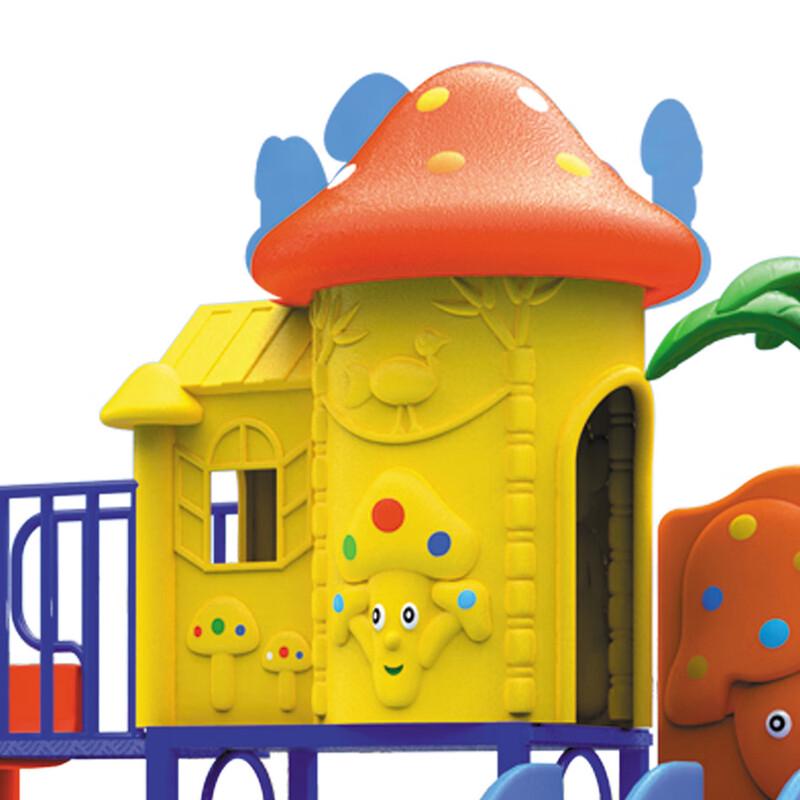Kids Outdoor Slide & Swing Playset