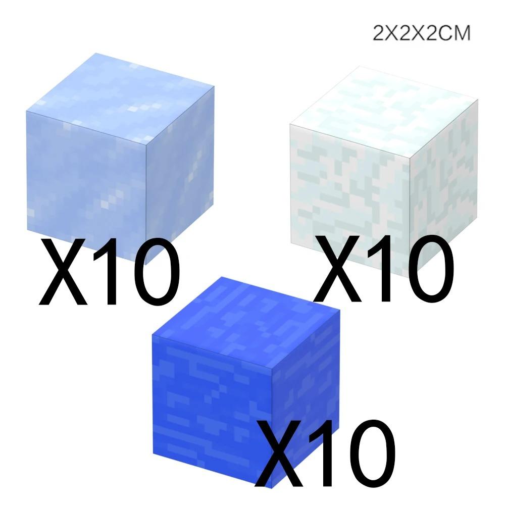 Animal Wheat Block Scene Building Mine World Magnetic Base Plate Magnetic Building Block Toys Children's Toys Gift DIY 2CM X045