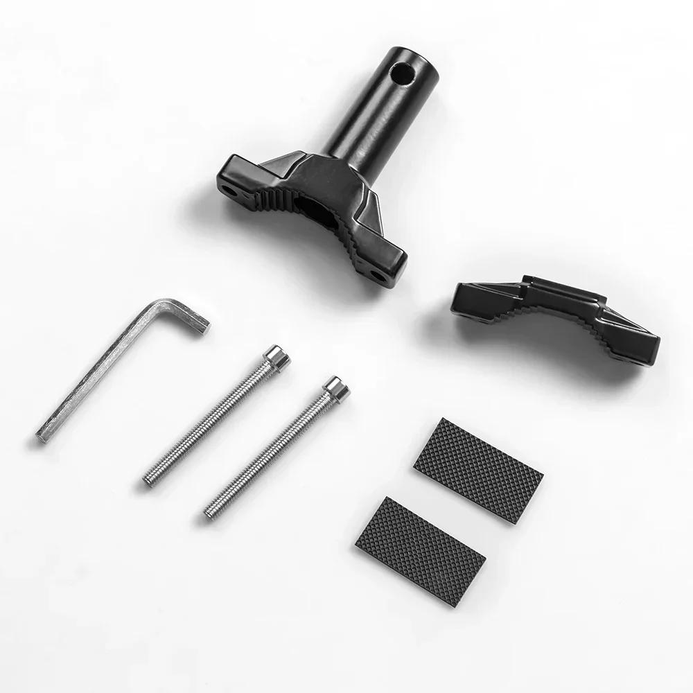 Motorcycle Mount Bracket Fixed Holder Universal Aluminum Alloy Fog Light Stand Repair Parts Easy Installation Stable Performance