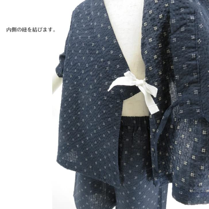 ANS Sizes and Made In Perfect for Summer Bon Odori and Fireworks Displays Children's Jinbei, Boys' 80, 90, 95, 100% Cotton, Japan, Black, Festivals,