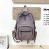 Lightweight schoolbag female solid color water-proof multi-pocket computer commuting backpack college student class travel backpack