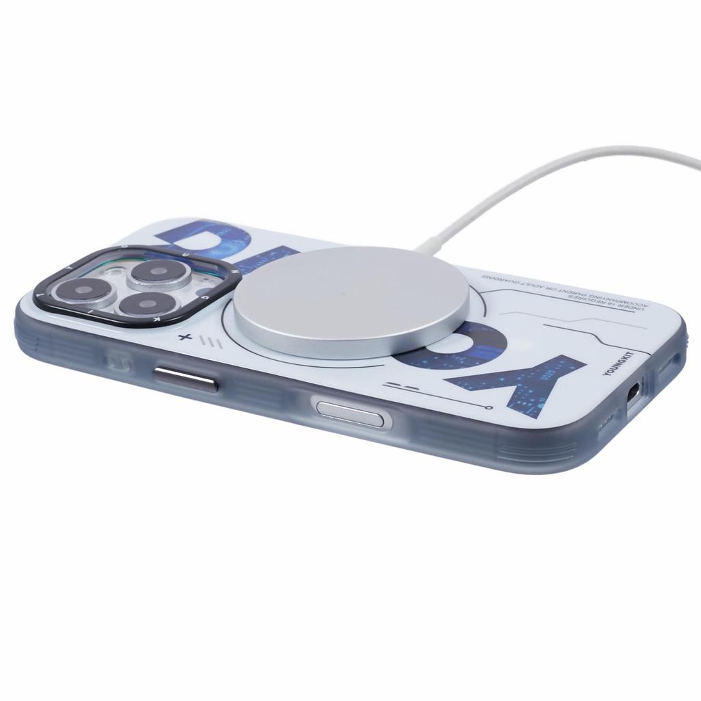 YOUNGKIT Future Series for iPhone 16 Pro Case Compatible with MagSafe IMD TPU Anti-Scratch Cover