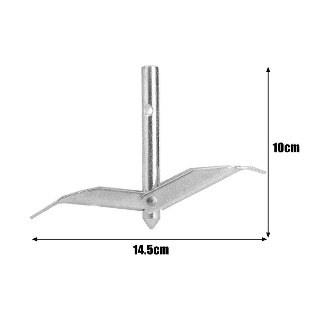 Double-layer Ground Anchor Hard Steel Sturdy Hook Tent Anchor Gardening Greenhouse Fixers Orchard Tree Wire Rope Fixator