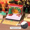 Time Piece Calendar 2026 Desk Calendar With Led Light 3D Tear-Away Calendar Paper Carving Art Memo Pad Notepad Gift Christmas