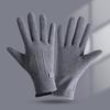 Autumn and Winter Warm Gloves, Windproof, Waterproof, Touch Screen Compatible, Unisex, Fleece-Lined Gloves for Electric Bike Riding