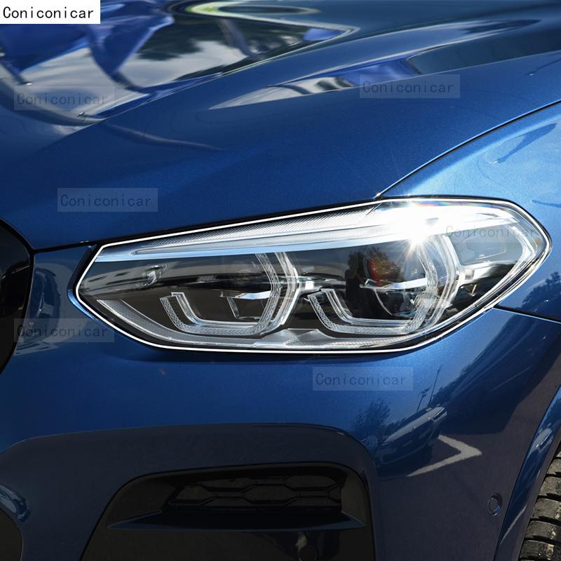 For BMW X4 F26 G02 X4M F98 -2024 Car Exterior Headlight Anti-scratch Front Lamp Transparent TPU Protective Film Accessories