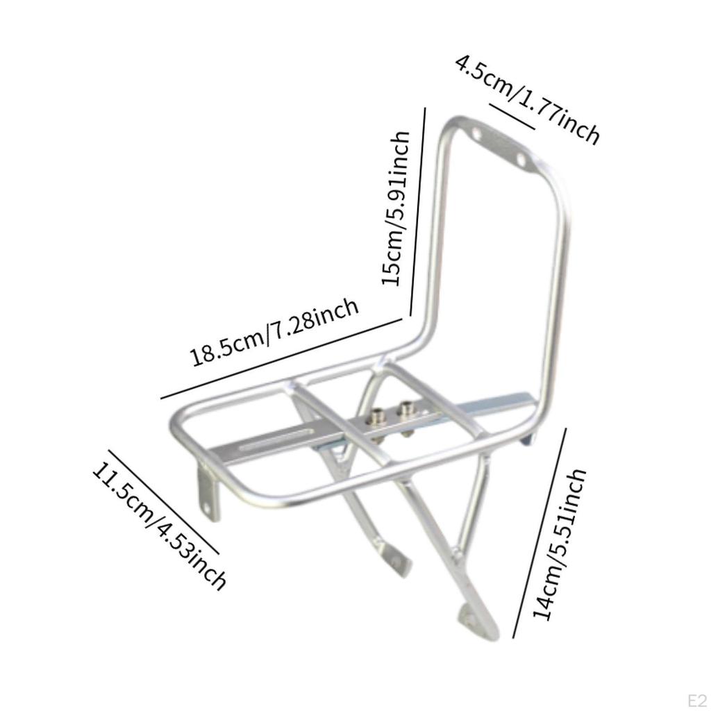 Gepäckträger für Gabel, Fahrradträger, Mountainbike-Gepäcktasche, Gepäckablage