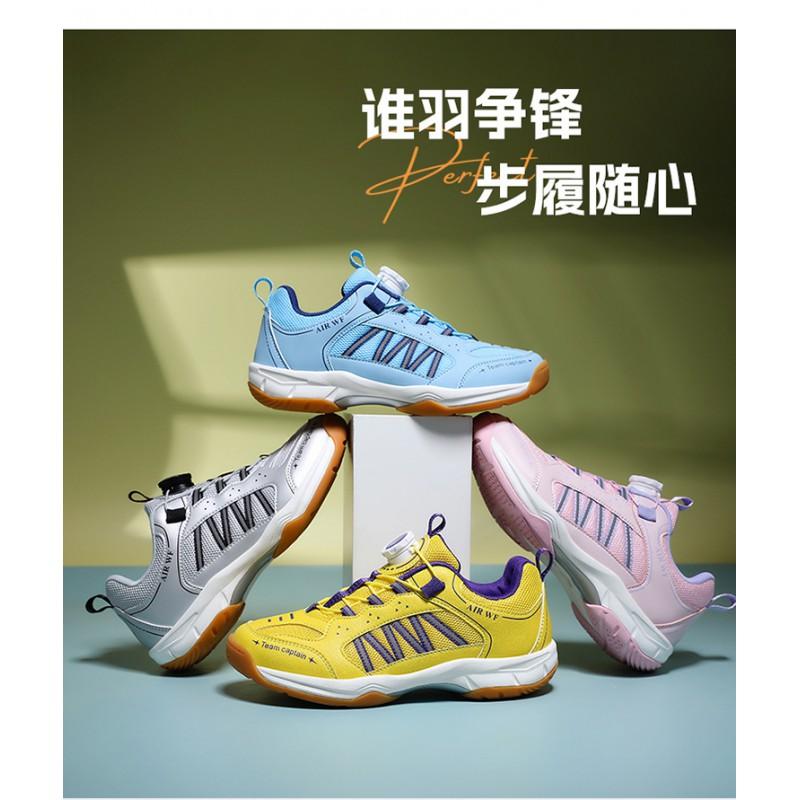 Lightweight Breathable Badminton Shoes Kids Men Women Non-Slip Court Sports Training Sneakers