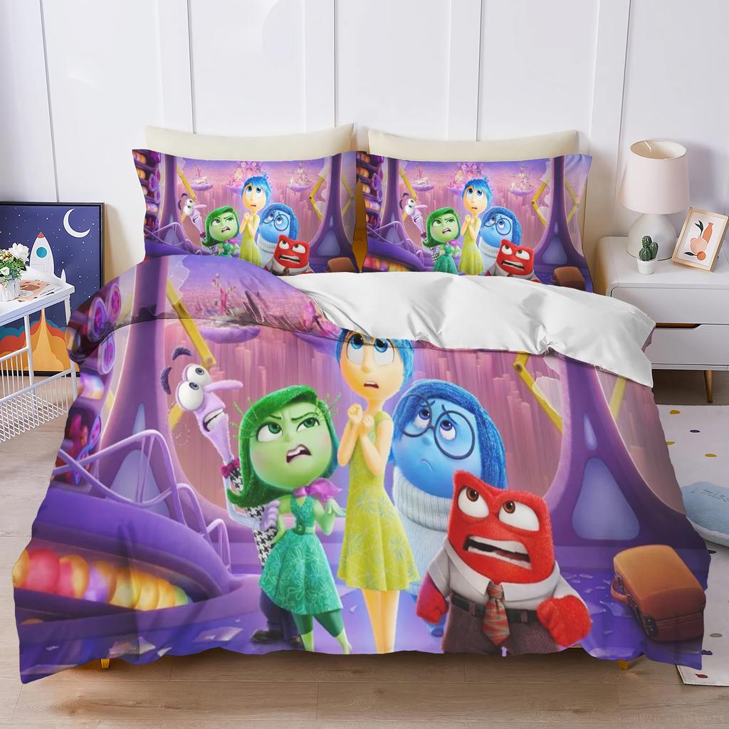 Inside Out Duvet Cover Set Comforter Bedding 3d Children'S Bedding Set 3-Piece 1 Quilt Cover King Size